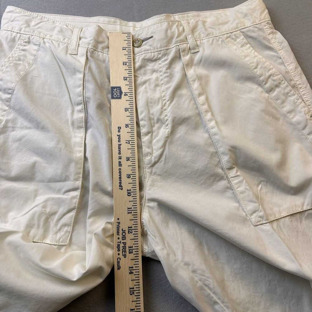 Tommy Bahama Off White shorts Safari Resort Beach Vibes RELAX 10" length Size 34 - Picture 11 of 11